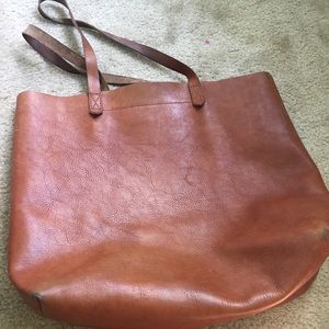 Madewell leather Transport tote